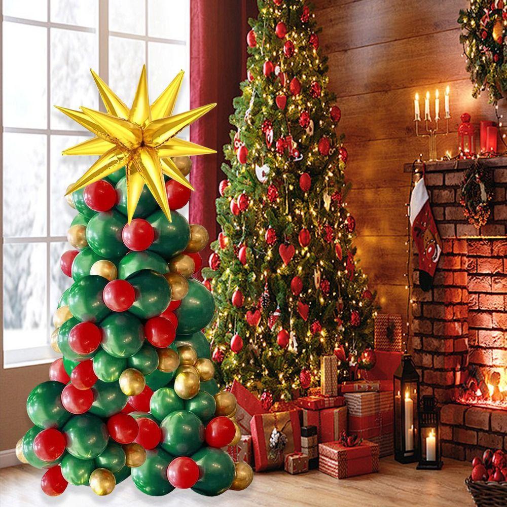 Украшения для вечеринки Зеленый Рождественский Красный Золотой Арочный комплект Гирлянда из латексных шаров для мужчин