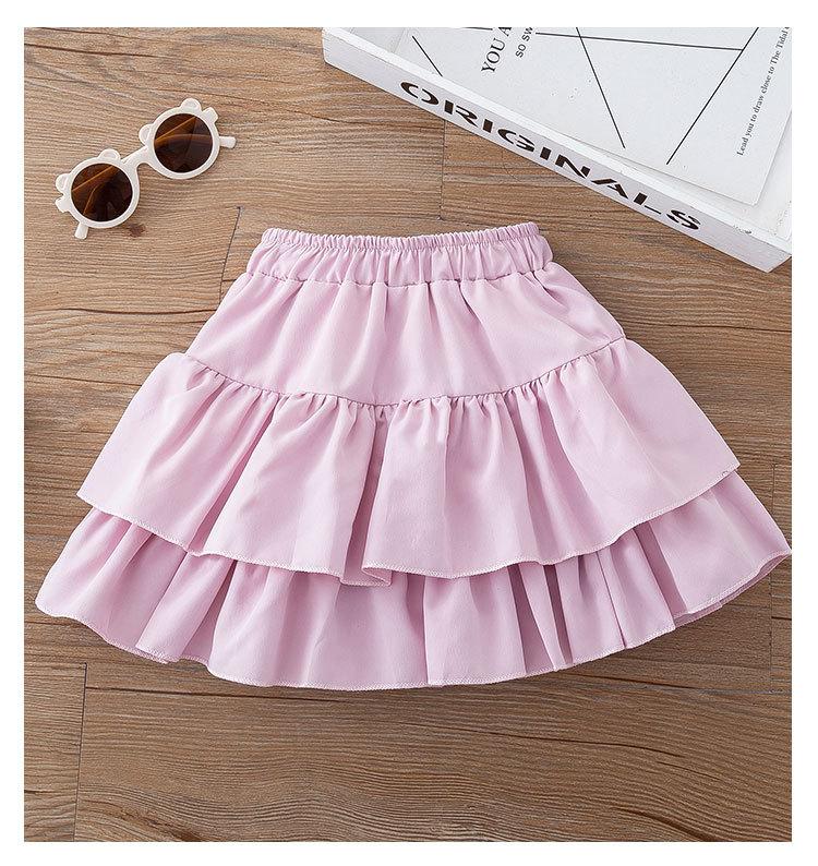 Юбка-форма для девочек, весенне-осенняя летняя детская одежда, короткие юбки в консервативном стиле, плиссированная юбка-тортик для студентов и детей