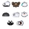 Halloween Butterfly Hair Clip Skeleton Halloween Shark Clip Funny Ghost Hair Claw  Female/Girls
