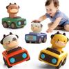 Birthday Gifts Press To Go Car Toy Cartoon Infant Play Vehicle  Toddlers 1-3