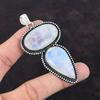 Rainbow Moonstone Pendant Top Quality Gemstone Jewelry Vintage Pendant 925 Sterling Silver Pendant Handmade Designer Jewelry Gift For Mother
