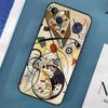 Василий Кандинский абстрактный чехол для телефона iPhone 15 13 12 11 14 Pro Max Mini X XR XS MAX SE 2020 7 8 Plus задняя крышка