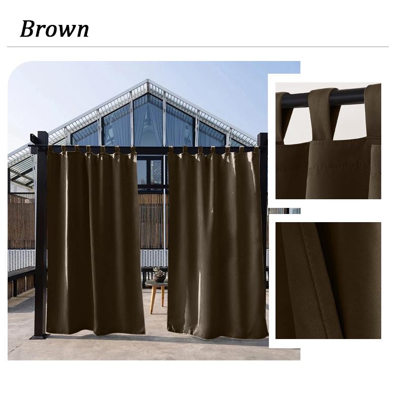 Высокоточная водонепроницаемая непромокаемая занавеска для наружного балкона, беседки, солнцезащитный крем, ткань для штор