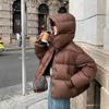 Short Down Cotton Coat Small Season Coat Hooded Cotton Coat Bread