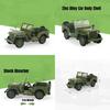 Willys Alloy Simulation Off Road Vehicle Model Toy For Display Play And