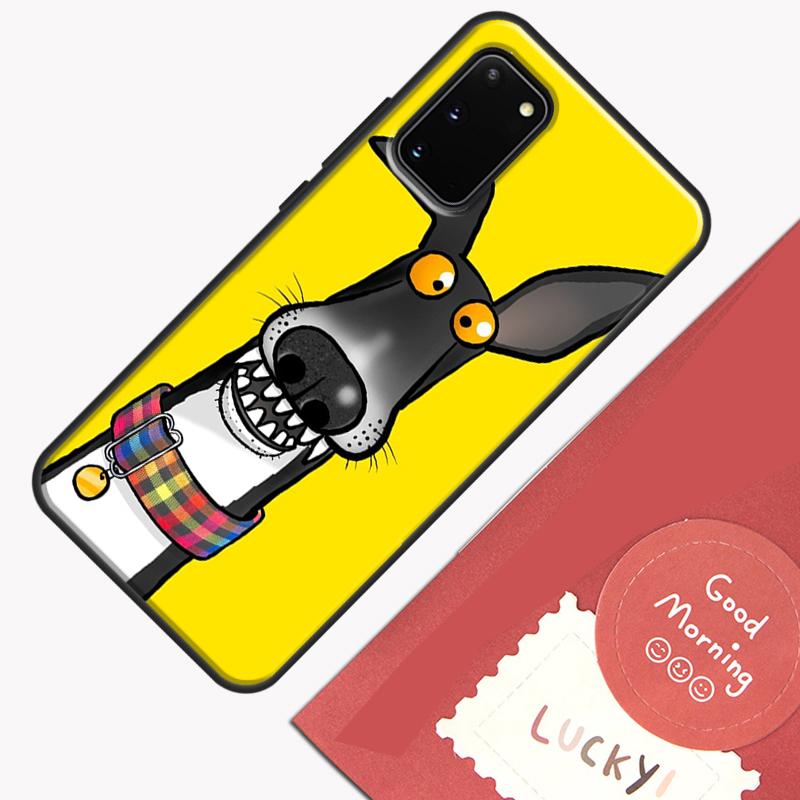 Чехол с изображением грейхаунда для Samsung Galaxy S22 S21 S23 Ultra Note 20 S8 S9 S10 Note 10 Plus S20 FE Задняя крышка