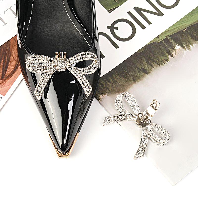 2 шт. пряжка блестящие туфли на высоком каблуке свадебные украшения модные женские клипсы для обуви съемные стразы цинковый сплав