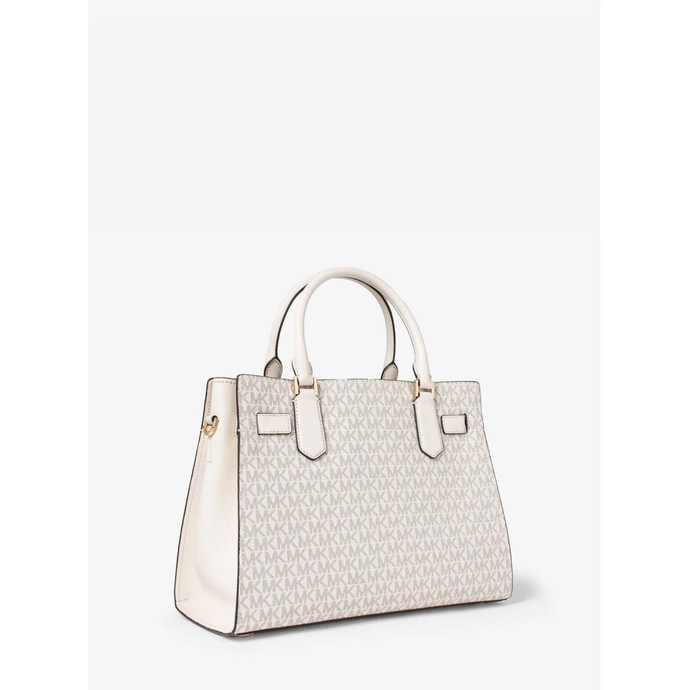 Michael Kors Сумка Hamilton, средняя, 35f1ghms2b2605, светло-кремовая, многоцветная