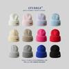 Knitted Hat for Women  Face Showing Small Woolen Hat for Couples Thickened  Simple and Versatile Ear Protection Cold Hat for Men