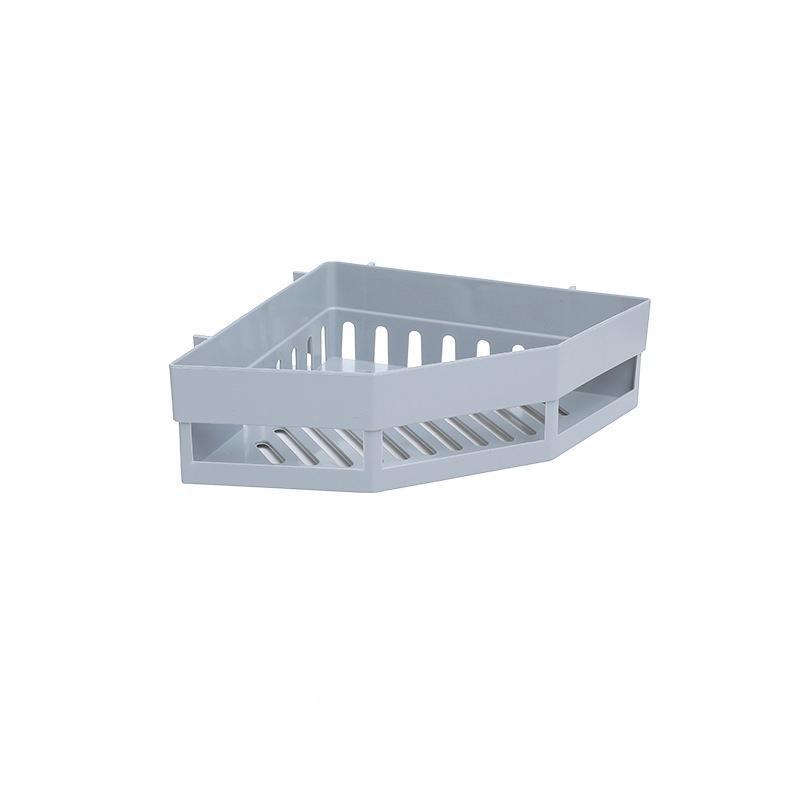 1 шт. Стеллаж для хранения в ванной комнате, угловой стеллаж без сверления, стеллаж для мытья в ванной комнате, бесшовное настенное крепление KTY