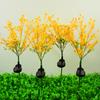 Лампа на солнечных батареях Rape Solar Flowers для улицы, IP65, водонепроницаемая, от заката до рассвета, садовый светильник для патио, двора, дорожки, балкон, декоративная