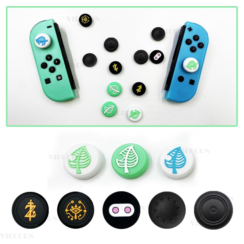 [4 шт] Силиконовый нескользящий чехол для джойстика Swith Joystick для Nintendo Switch/Lite/OLED, защитный чехол для ручки, консольного переключателя