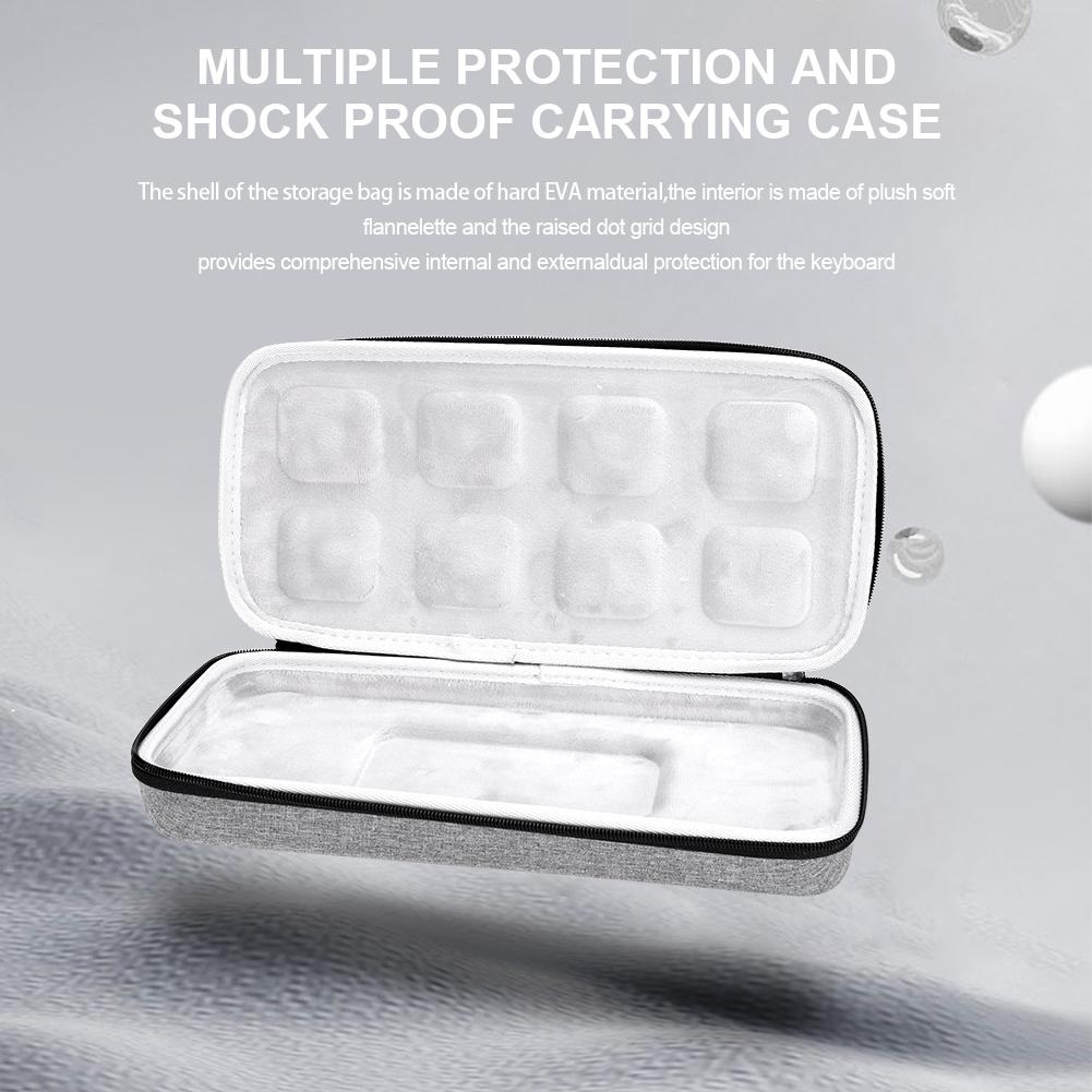 Твердый чехол для переноски и хранения, сумки-органайзеры для аксессуаров, водонепроницаемые для Logitech MX Mechanical Mini для Logitech MX Mechanical