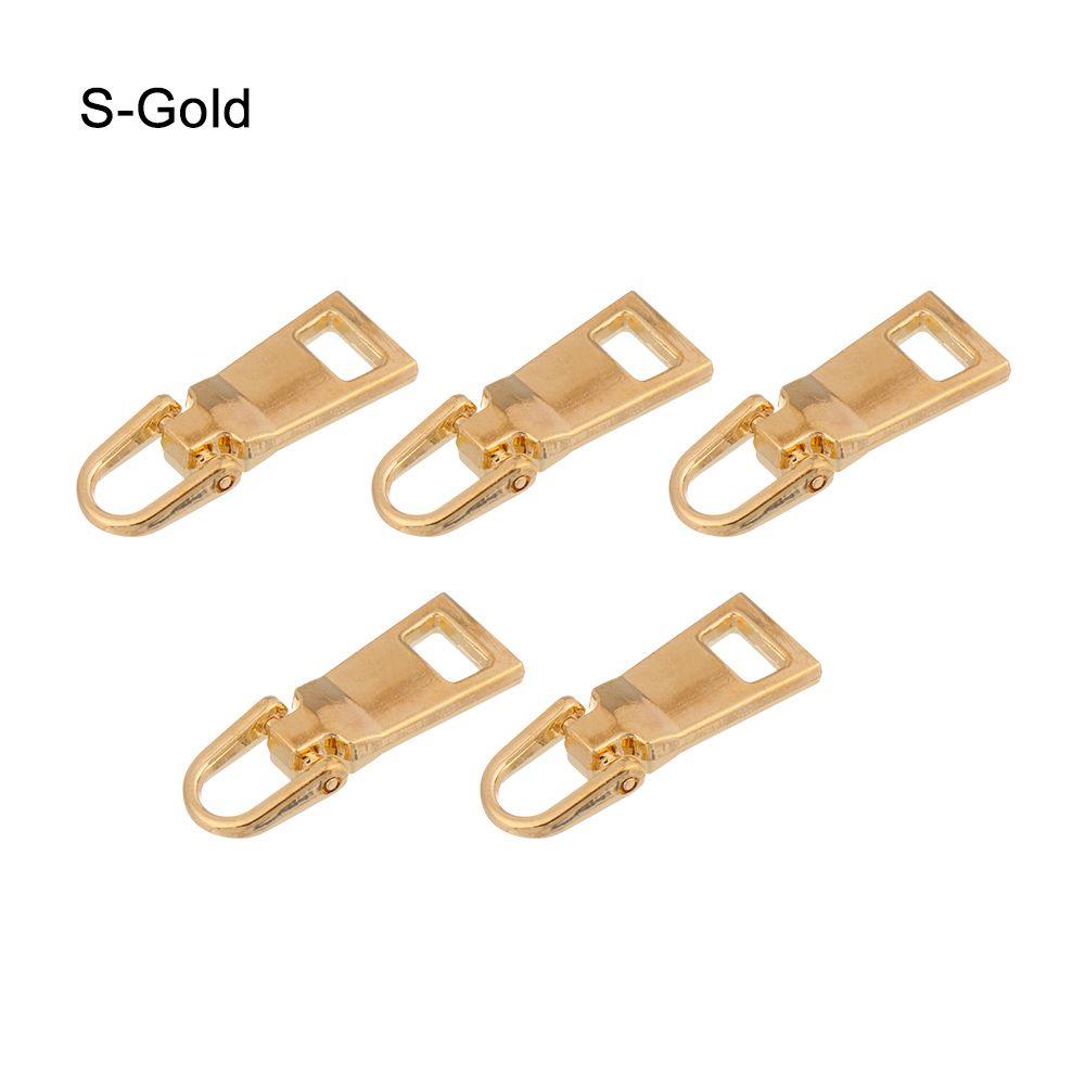 5pcs Bag Suitcase Detachable Zipper Repair Kit Metal Zipper Head Metal Zip Zipper Slider Zipper Pull