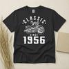 70th Birthday T-shirt Born In 1956 70 Years Old Gifts Classic Motorcycle TShirt