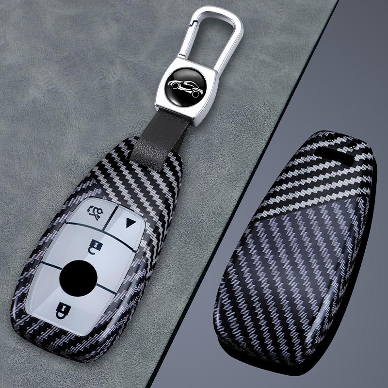 VDPPW1 Hot 2025 3/4 Buttons for Mercedes Benz A C E S G Class GLC CLE CLA GLS AMG W205 W213 W222 Carbon Fiber Car Key Case Cover Shell