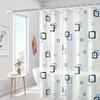 Thickened Partition For Bathroom Waterproof Shower Curtain No Need To Drill Holes