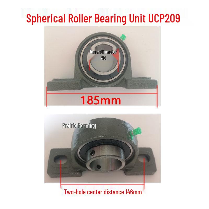 Heavy Duty Agricultural Machinery Feed Mixer & Chopper Parts: Bearing Housing, Scraper, Thick Universal Joint, Ball.
