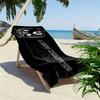 Collingwood Magpies Print Beach Towel, Large Soft Quick Dry Towel for Beach Camping Swimming