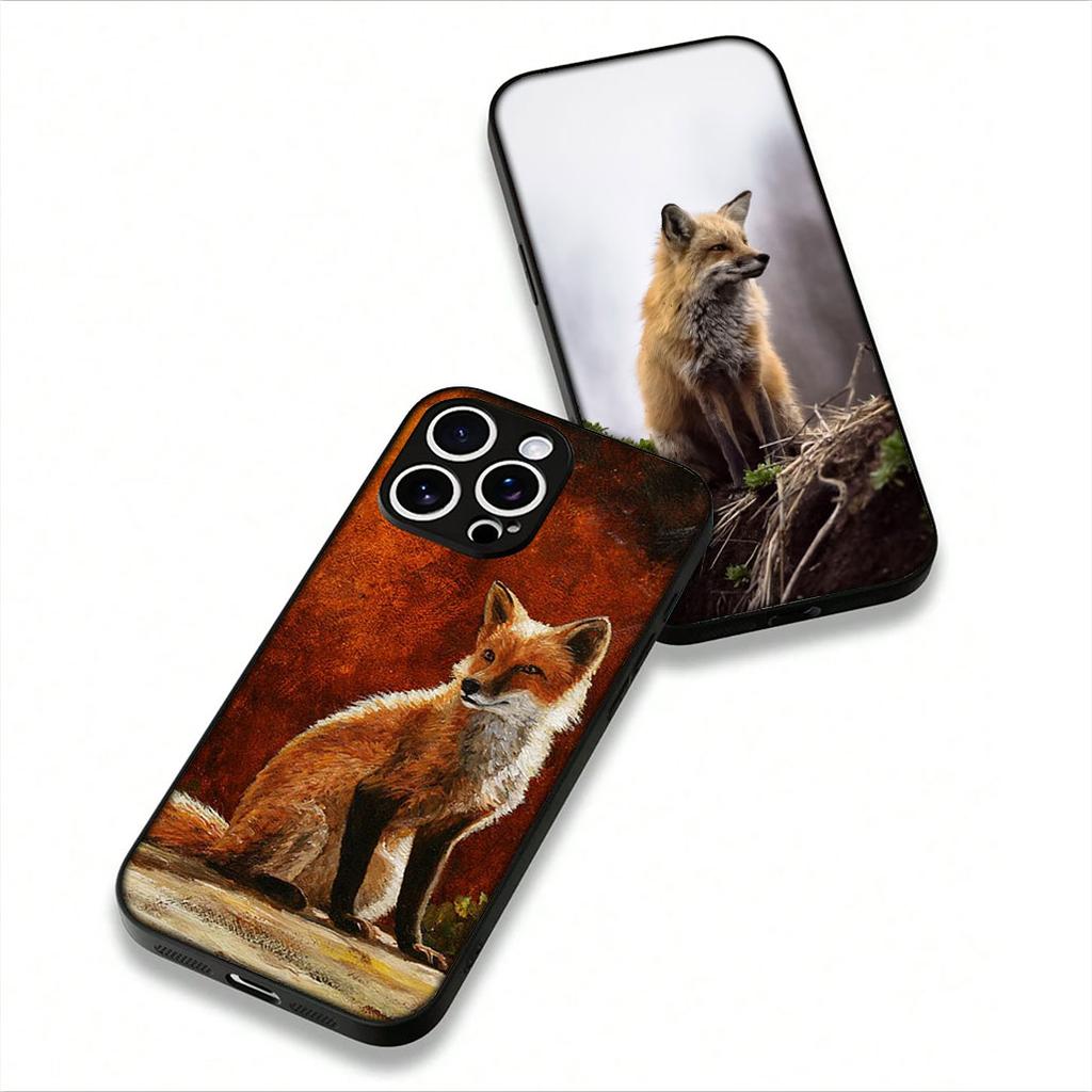 for Samsung Galaxy A07 A13 A12 A23 A42 A50 A51 A52 A53 A70 A71 A72 A21S A04 Note 20 9 8 10 Phone Case Anime fox funny foxs cute
