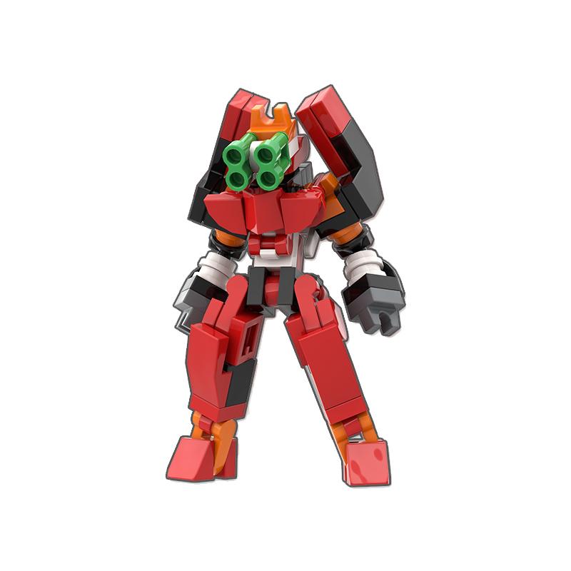 Экзоскелет меха строительные блоки мелкие частицы миниатюрный боевой робот сборная модель мальчики и девочки подарок детская игрушка