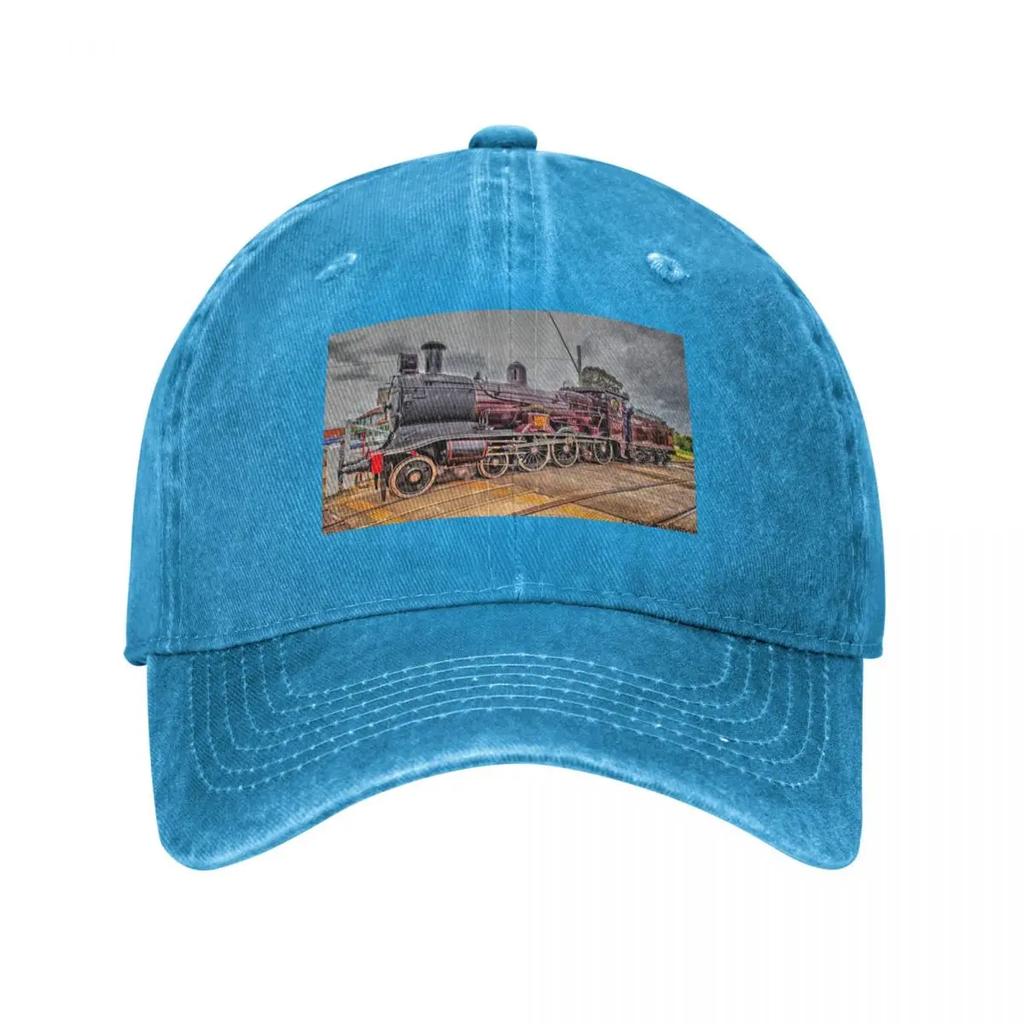 Steam locomotive Baseball Cap fashionable Anime Rugby Streetwear Unisexs Baseball Womens