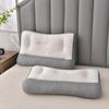 Удобная подушка для шеи с защитой от натяжения, высокоплотная трикотажная шелковая подушка с перьями, эргономичная одинарная подушка для шеи