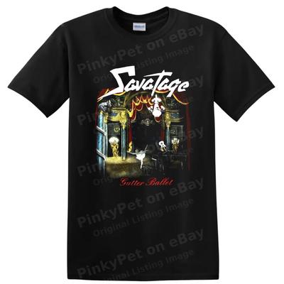 Savatage Rock Metal Music T Shirt Vintage Stage Graphic Band Tee