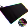 LED Luminous Colorful Lights RGB Gaming Mouse Pad Keyboard Mat For Computers