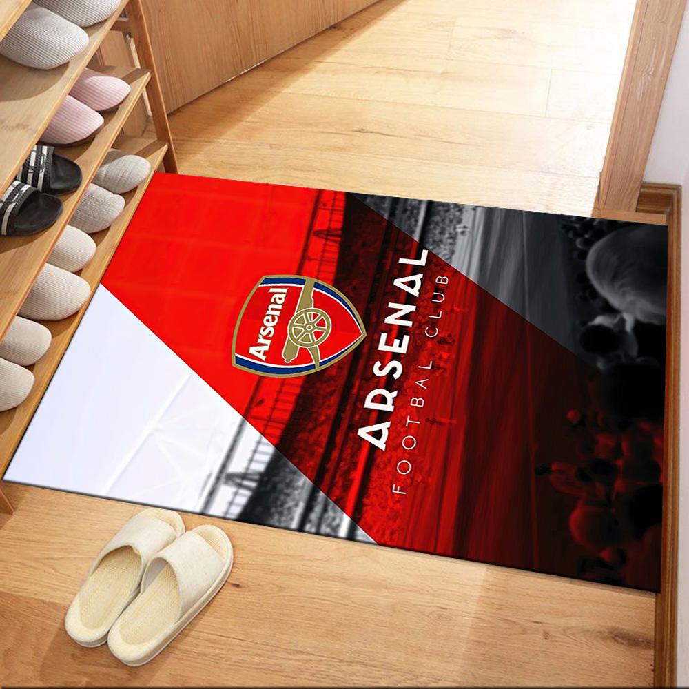 Arsenal Floor Mat Design for Foyer Entryway Decorate room Hallway Antislip Carpet Office home decor Luxury Gift for Birthday, Christmas, Wedding