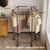 Вращающаяся напольная вешалка для одежды и шляп с подвижной сушилкой