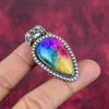 Кулон Rainbow Solar Quartz из стерлингового серебра 925 пробы, ювелирные изделия с подвеской из драгоценных камней ручной работы, подарки для жены, абсолютно новый кулон