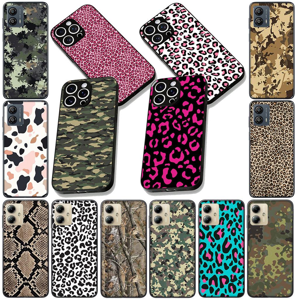 Phone Cover for Xiaomi Poco C75 C65 C71 C85 X7 X6 X5 F7 F8 Ultra F6 Pro Casing Flexible Case Cow Print Leopard Snake Camouflage