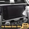 Для Honda Civic 10th 2016 2017 2018 автомобильная навигация закаленное стекло Защитная пленка для экрана сенсорного ЖК-дисплея