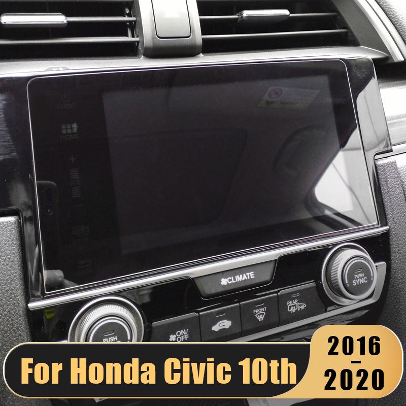 Для Honda Civic 10th 2016 2017 2018 автомобильная навигация закаленное стекло Защитная пленка для экрана сенсорного ЖК-дисплея