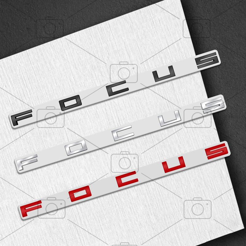 cjgnvt1 Car Metal Body For Ford Focus ST Line MK3 MK4 MK6 MK7 Logo Letter Decals Styling Badge Trunk Fender Emblems Sticker Accessories