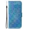 For Xiaomi Redmi K70E 5G / Poco X6 Pro 5G PU Leather Phone Cover Shockproof Dazzling Flower Pattern Case
