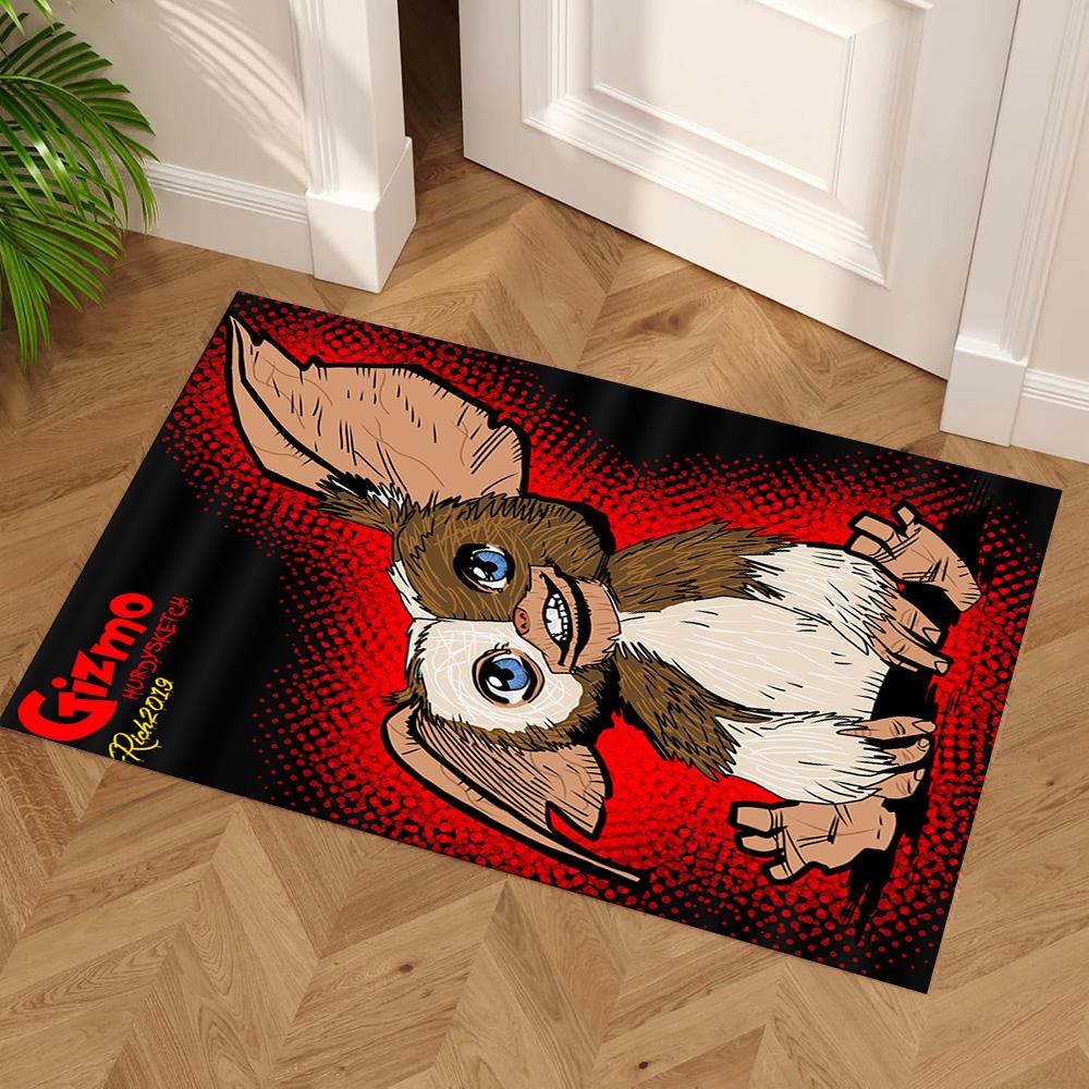 Gremlins Floor Mat Perfect for Playrooms Dormitory Dining Room Hallway Antislip Carpet Anime Office Decor Perfect Birthday/Christmas Gift Idea