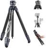 Neewer Litetrip LT32 Travel Carbon Leveling Panoramic Detachable Center QR Tripod Camera Peak Design Capture Maximum Load 10kg Tripod, 157cm, Fiber,