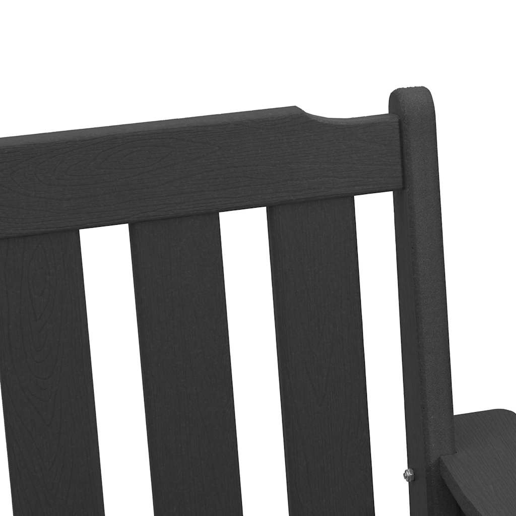 Garden Chair 6 pcs Black 65.5 x 59 x 88 cm Polyethylene
