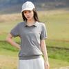 Skechers Elegant Diamond Collection Polo Shirt Unisex Gray L225W255-00Q9