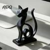 Креативное украшение для спальни Минималистичная 3D-печатная фигурка кошки Декоративная статуэтка животного Украшение Поделки Маленькая настольная скульптура для дома и офиса