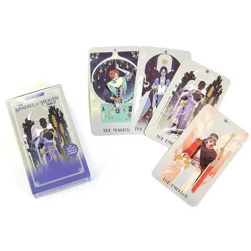 The Spheres of Heaven Tarot 80 Card Deck Inspired By Marseille Tarot Kabbalistic Teachings Esoteric Wisdom