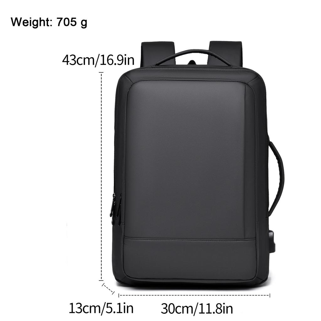 New High-capacity Expandable Travel Backpack For Both Men And Women, Simple Commuting Backpack, Computer Bag, Business Backpack