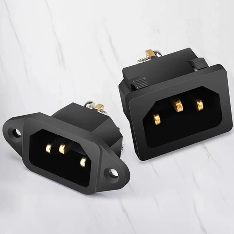 IEC 320 C13 C14 AC Inlet Power Plug Socket 250V 10A Fuse Red Lamp Rocker Switch Rewirable 3Pin Electrical Male Female Connector Switches4