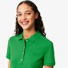 Lacoste Женская приталенная футболка-поло с 4 пуговицами PF5462-55GSIW