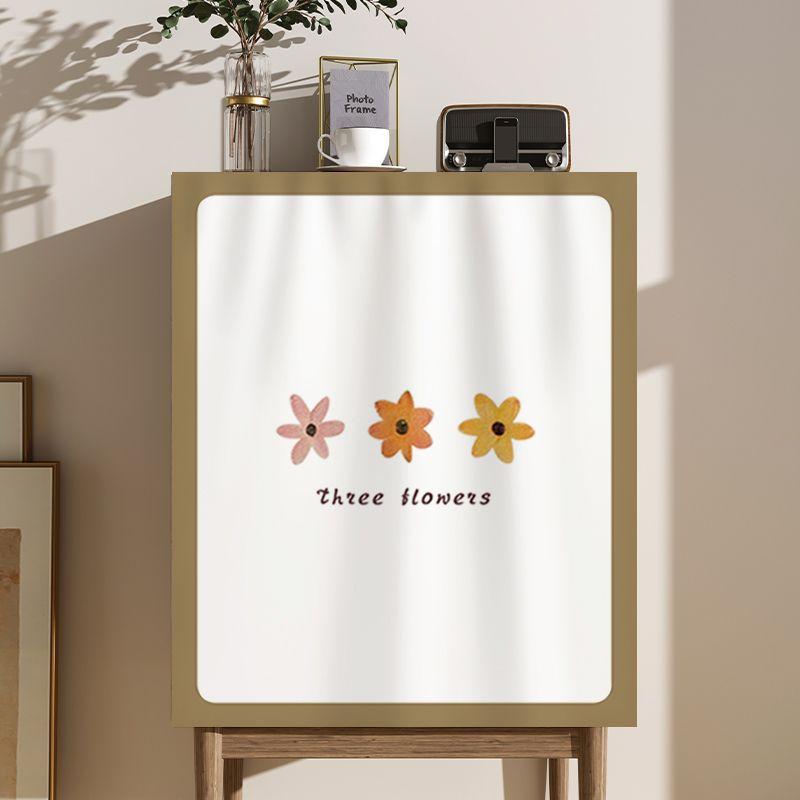 Modern No Drill Hook and Loop Shoe Cabinet Dust Cover Short Curtain for Kitchen Home Decor