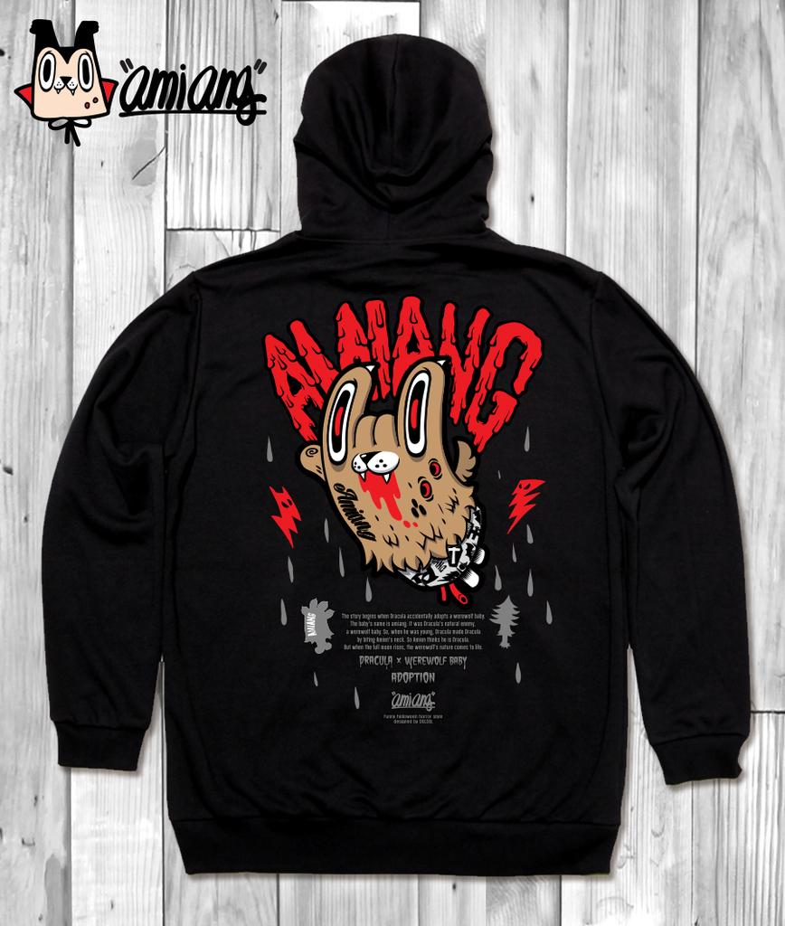 Amiang_Hoody_21 Дракула Оборотень Amiang Хэллоуин Персонаж Худи