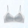 Liquid foundation fine flash shoulder strap seamless underwear women's small breasts gather anti-sagging sweet floral soft support beautiful back bra