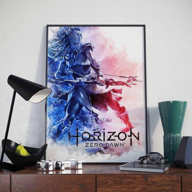 Japanese Anime Horizon Zero Dawn Picture Art Decoration Home Decoration Oil Painting